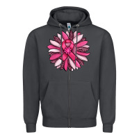 Smoke breast awareness cancer pink sunflower Zipper Hoodie - RanaPortraitStore