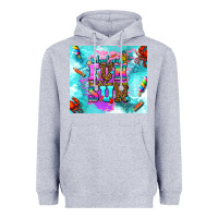 Heather Grey summer break and school Heavyweight Hoodie - AdoDesignShop