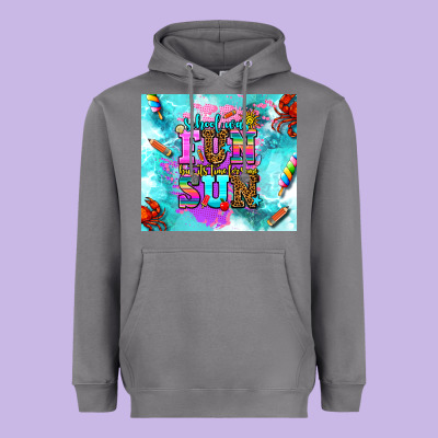Summer Break And School Heavyweight Hoodie Designed By Adodesignshop