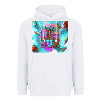 White summer break and school Heavyweight Hoodie - AdoDesignShop