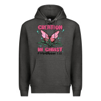 Charcoal Heather new creation in christ 2 corinthians5.17 Premium Hoodie - MaliasSmallBusiness