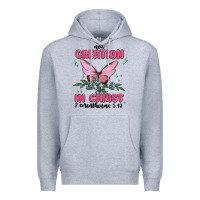 Heather Grey new creation in christ 2 corinthians5.17 Premium Hoodie - MaliasSmallBusiness