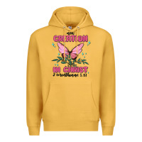Mustard new creation in christ 2 corinthians5.17 Premium Hoodie - MaliasSmallBusiness