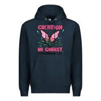 Navy new creation in christ 2 corinthians5.17 Premium Hoodie - MaliasSmallBusiness