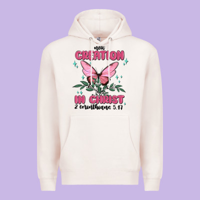 New Creation In Christ 2 Corinthians5.17 Premium Hoodie Designed By Maliassmallbusiness