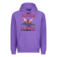 Purple new creation in christ 2 corinthians5.17 Premium Hoodie - MaliasSmallBusiness