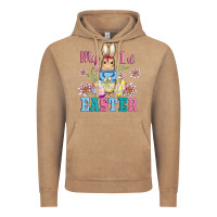 Vintage Coffee my first easter with baby bunny and eggs Vintage Hoodie - AdoDesignShop