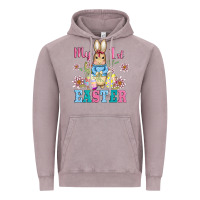 Vintage Zinc my first easter with baby bunny and eggs Vintage Hoodie - AdoDesignShop