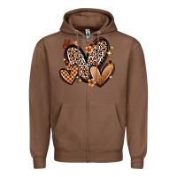 Chestnut melanin hearts Zipper Hoodie - Zillion Design Studio