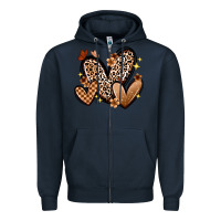 Navy melanin hearts Zipper Hoodie - Zillion Design Studio