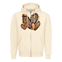 Sandshell melanin hearts Zipper Hoodie - Zillion Design Studio