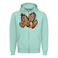 Seafoam melanin hearts Zipper Hoodie - Zillion Design Studio
