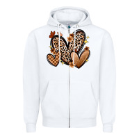 White melanin hearts Zipper Hoodie - Zillion Design Studio