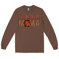 Chestnut basketball mama Long Sleeve Tee - texasbilliewilder