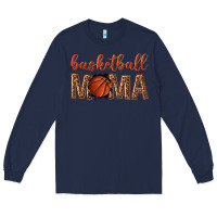 Navy basketball mama Long Sleeve Tee - texasbilliewilder