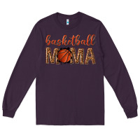 Plum basketball mama Long Sleeve Tee - texasbilliewilder