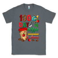 Charcoal Heather 100 days of coffee and chaos Classic Tee - texasbilliewilder
