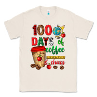 Natural 100 days of coffee and chaos Classic Tee - texasbilliewilder