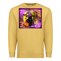 Antique Gold witchy cat tumbler Premium Sweatshirt - BundleAndBundleShop