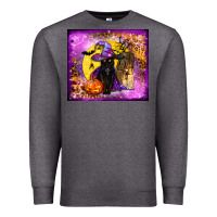 Charcoal Heather witchy cat tumbler Premium Sweatshirt - BundleAndBundleShop