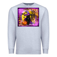 Heather Grey witchy cat tumbler Premium Sweatshirt - BundleAndBundleShop