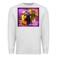 Oatmeal Heather witchy cat tumbler Premium Sweatshirt - BundleAndBundleShop