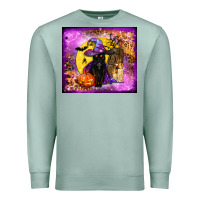 Seafoam witchy cat tumbler Premium Sweatshirt - BundleAndBundleShop