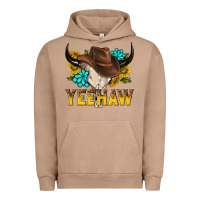 Pigment Burro yeehaw bull skull Urban Hoodie - NancyCooperArtShop