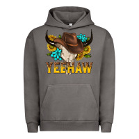 Pigment Tornado yeehaw bull skull Urban Hoodie - NancyCooperArtShop
