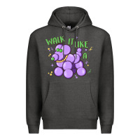 Charcoal Heather walk it like a Premium Hoodie - MaliasSmallBusiness