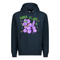 Navy walk it like a Premium Hoodie - MaliasSmallBusiness
