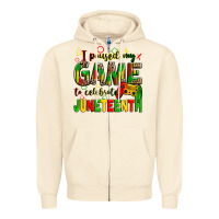 Sandshell i paused my game to celebrate juneteenth Zipper Hoodie - Zillion Design Studio