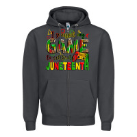 Smoke i paused my game to celebrate juneteenth Zipper Hoodie - Zillion Design Studio