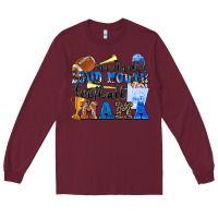 Burgundy somebody's loud mouth football mama Long Sleeve Tee - Zillion Design Studio