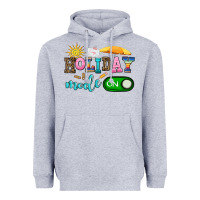Heather Grey holiday mode on Heavyweight Hoodie - AdoDesignShop