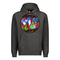 Charcoal Heather puerto rico coasters Premium Hoodie - AdoDesignShop