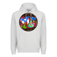 Dove Grey puerto rico coasters Premium Hoodie - AdoDesignShop