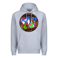 Heather Grey puerto rico coasters Premium Hoodie - AdoDesignShop