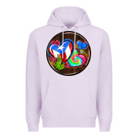 Lilac puerto rico coasters Premium Hoodie - AdoDesignShop