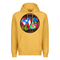 Mustard puerto rico coasters Premium Hoodie - AdoDesignShop