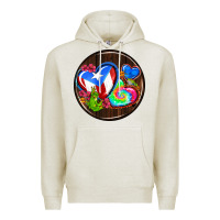 Oatmeal Heather puerto rico coasters Premium Hoodie - AdoDesignShop