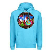 Ocean Blue puerto rico coasters Premium Hoodie - AdoDesignShop