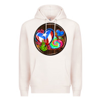 Pale Pink puerto rico coasters Premium Hoodie - AdoDesignShop