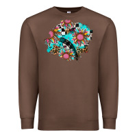 Chestnut race sunflower patches Premium Sweatshirt - AdoDesignShop