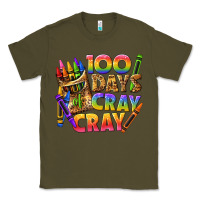 Army Green 100 days of cray cray tbw Classic Tee - texasbilliewilder