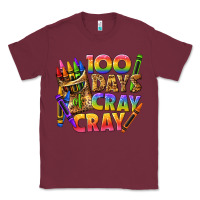 Burgundy 100 days of cray cray tbw Classic Tee - texasbilliewilder