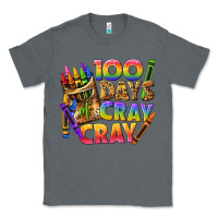Charcoal Heather 100 days of cray cray tbw Classic Tee - texasbilliewilder