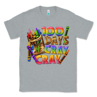 Heather Grey 100 days of cray cray tbw Classic Tee - texasbilliewilder