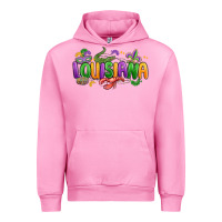 Fuchsia Pink mardi gras louisiana Urban Hoodie - MaliasSmallBusiness