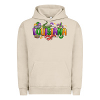 Pigment French Oak mardi gras louisiana Urban Hoodie - MaliasSmallBusiness